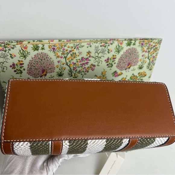 NWT Tory Burch Blake Striped Small Tote - Picture 6 of 13